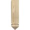 Ekena Millwork Thorton Arts & Crafts Rough Sawn Bracket, Douglas Fir, 4"W x 16"D x 16"H BKT04X16X16THR03RDF - alternate 2
